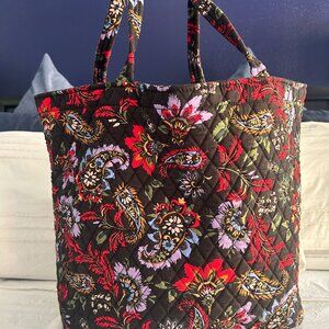 Vera Bradley Midnight Garden Paisley Tote Bag